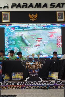 Turnamen Mobile Legends Pelajar Digelar Polresta Tangerang, Diikuti 150 Peserta