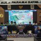 Turnamen e-sport Mobile Legends pelajar yang digelar Polresta Tangerang di Aula Paramasatwika Mapolresta Tangerang, Kamis (30/4), diikuti sekitar 150 peserta dari 30 tim.