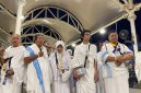 Jemaah haji Indonesia bersiap menuju Arafah menjelang pelaksanaan puncak ibadah haji 1447 H/2026 M. (Foto: Istimewa)