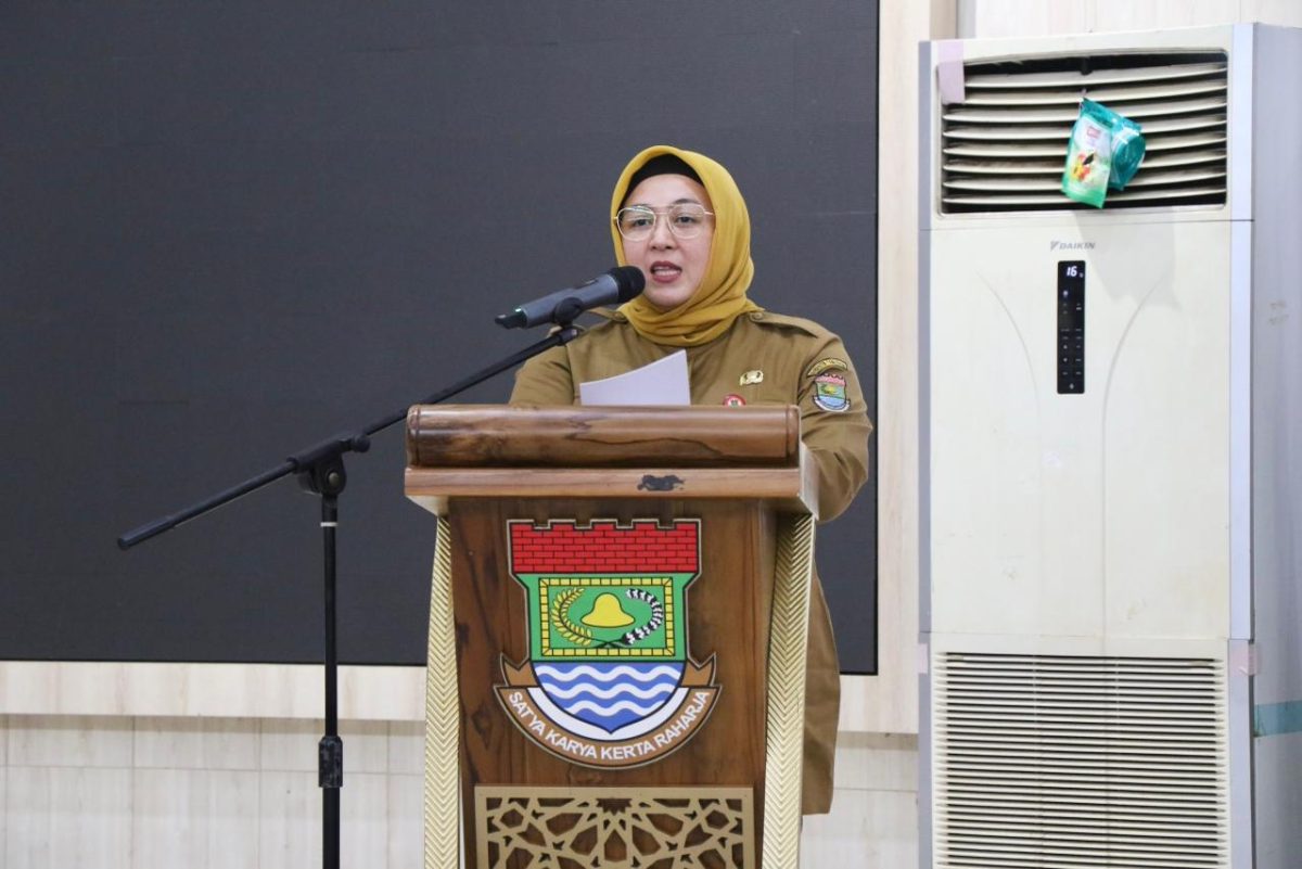Wakil Bupati Tangerang, Intan Nurul Hikmah, saat membuka Dialog Interaktif Literasi Digital yang digelar Komite Wartawan Reformasi Indonesia di GSG Tigaraksa. (Dok: Istimewa)