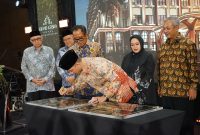Foto : Peresmian hotel Grand Keisha Rangkasbitung oleh Bupati Lebak, Mochamad Hasbi Asyidiki Jayabaya