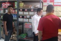 Polsek Cisoka olah TKP perampokan di Minimarket Solear. (Foto: Istimewa)