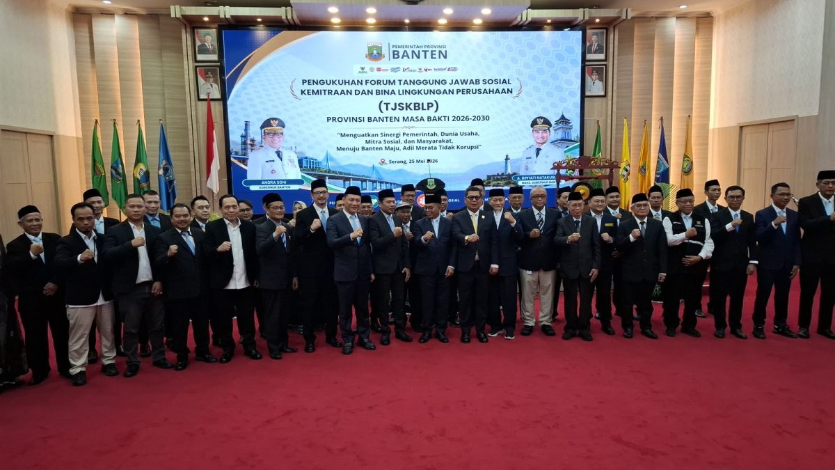 Foto : Pengurus Forum CSR Provinsi Banten periode 2026–2030