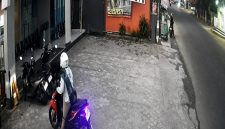 Foto : Aksi maling curanmor terekam kamera CCTV di Klinik Bougenville Ciekek, Kecamatan Majasari, Kabupaten Pandeglang