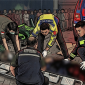 Petugas mengevakuasi korban kecelakaan maut di Jalan Raya Serang, Cikupa, Kabupaten Tangerang.(Ilustrasi)