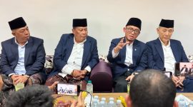Wakil Menteri Haji dan Umrah, Dahnil Anzar Simanjuntak, menyampaikan keterangan terkait pengelolaan pembayaran dam jemaah haji Indonesia di Makkah. (Dok.Istimewa)