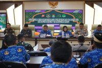 Suasana rapat koordinasi Pemkab Tangerang membahas pengawasan hewan kurban dan kesiapan kebutuhan pokok masyarakat. (Dok: Istimewa)