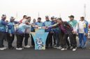 Gubernur Banten Andra Soni membuka POPDA XII dan PEPARPEDA IX Provinsi Banten Tahun 2026 di Stadion Geger Cilegon. Foto: Istimewa.