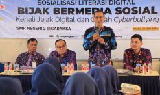 Diskominfo Kabupaten Tangerang Gelar Edukasi Literasi Digital di SMPN 2 Tigaraksa