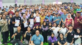 Foto : Bupati Tangerang, Sekda, Kadispora, Ketua KONI, Para Atlet dan Pelatih
