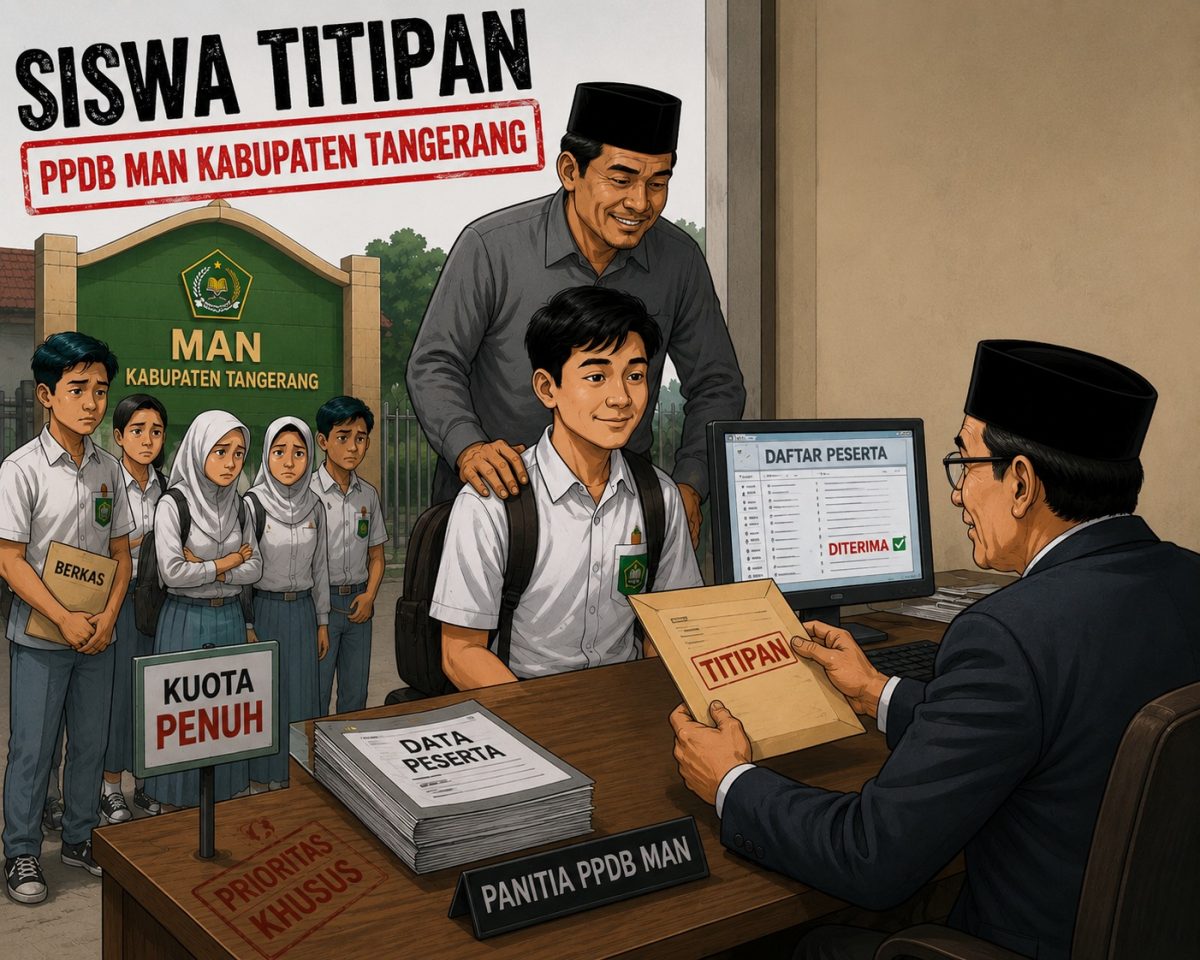Ilustrasi Siwa Titipan di PPDB MAN Se-Kabupaten Tangerang.Foto: Istimewa