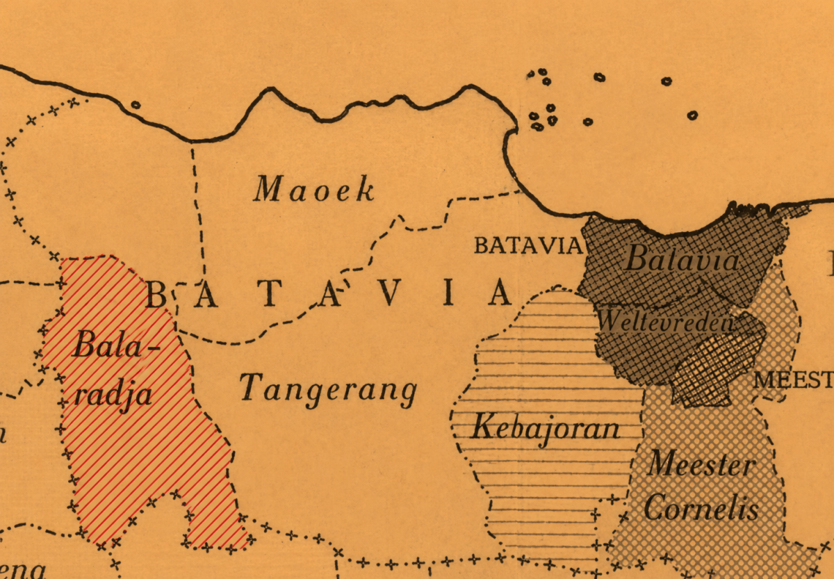 District Balaradja (Peta 1930)