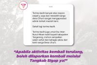 Tangkapan Layar dari akun instagram resmi Tangkab Sigap.(Foto: Isitimewa)