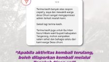 Tangkapan Layar dari akun instagram resmi Tangkab Sigap.(Foto: Isitimewa)