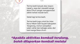 Tangkapan Layar dari akun instagram resmi Tangkab Sigap.(Foto: Isitimewa)