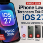 Apple diperkirakan akan menghentikan dukungan iOS 27 untuk sejumlah model iPhone lawas. Pengumuman resmi kompatibilitas perangkat akan disampaikan dalam ajang WWDC 2026. Foto: Istimewa