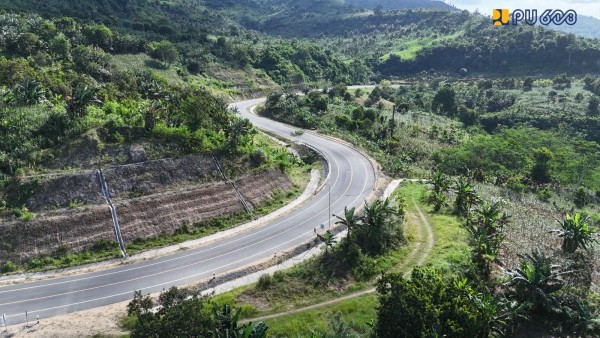 Pemandangan Jalur Lintas Selatan (JLS) atau Jalur Pantai Selatan (Pansela) di Kabupaten Tulungagung, Jawa Timur. Foto: Istimewa