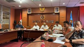 Foto : Rapat Pleno yang dipimpin Ketua Umum PWI Pusat, Akhmad Munir, di Kantor PWI Pusat, Jakarta, Kamis (9/7).