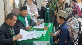 Sebanyak 267 pasangan suami istri (pasutri) di wilayah Daerah Pemilihan (Dapil) 1 Kabupaten Tangerang mengikuti Sidang Isbat Nikah Terpadu, Jumat (17/7). 