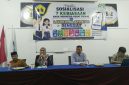 Suasana kegiatan Launching Aplikasi SIHEBAT dan Sosialisasi 7 Kebiasaan Anak Indonesia Hebat di SMPN 1 Tigaraksa