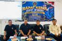 Ketua DPC KWRI Kabupaten Tangerang Heriyanto bersama jajaran pengurus dan anggota saat mengikuti Rapat Kerja (Raker) kepengurusan masa bakti 2026–2029 di Kabupaten Tangerang,