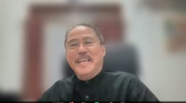 Ahmed Kurnia sedang memaparkan materi UU Pers dan Kode Etik Jurnalistik melalui aplikasi Zoom dalam kegiatan Pra-UKW PWI Pusat, Foto: Istimewa